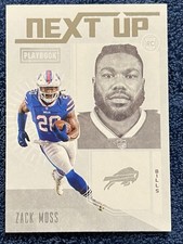 2020 Panini Playbook Next Up Insert Rookie RC #NU-30 Zack Moss Buffalo Bills