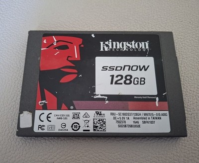 128 GB SATA III Kingston SSDNow RBU-SC180DS37/128GH 3D-NAND TLC 2.5'' Festplatte