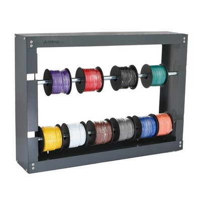 Wire Spool Rack, 2-Rod | Heavy-Duty Wire & Cable Dispenser | Conduit Display ...