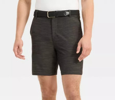 Men s Golf Shorts 7 - All In Motion  Black 32 with 7 Inseam