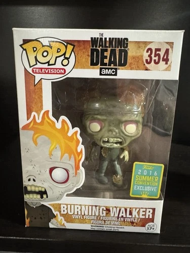 Funko Pop! Vinyl: The Walking Dead - Burning Walker #354 - 2016 SDCC Exclusive