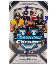 2024 Bowman University Chrome Football Hobby Box