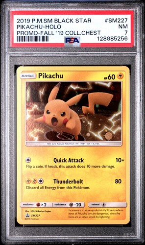 Pikachu graded PSA 7 for sale on eBay