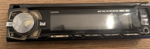Dual XDM260 Audio Radio AM FM AUX USB MP3 CD Player Stereo FACEPLATE ONLY - Picture 2 of 10