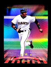 1998 Donruss Prized Collection Refractor Sample #PC37 Barry Bonds Giants RARE