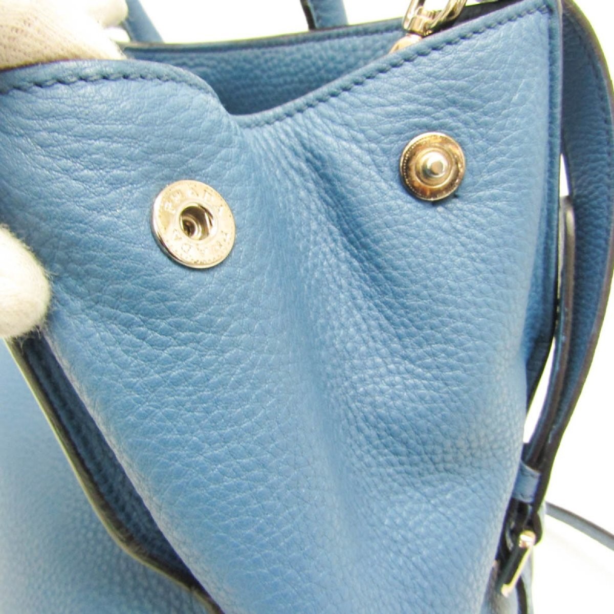 Prada BN2693 Ladies VIT. DAINO Handbag Shoulder Bag Blue thumbnail 9