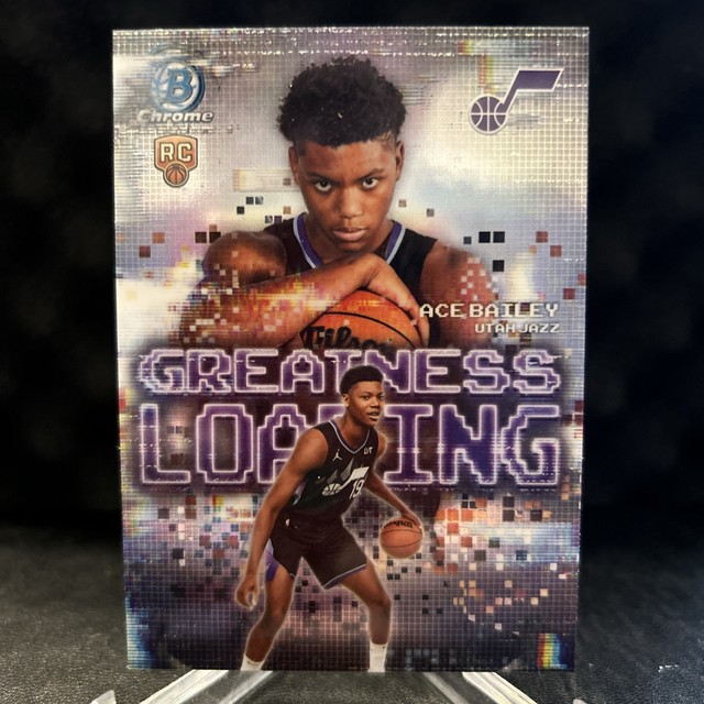 2025-26 Bowman Basketball Ace Bailey Greatness Loading Refractor #GL-5 (RC)