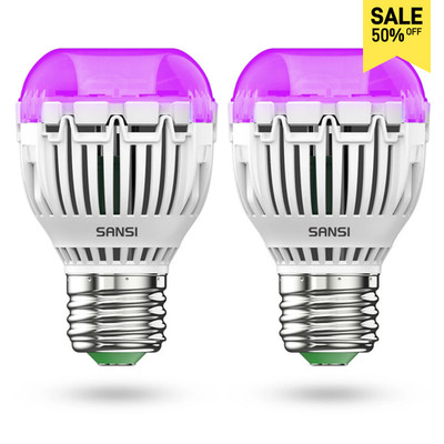 2 pcs LED Light Bulb 7W UV A15 black light Bulb Glow in the Dark For Party Club