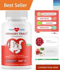 Chicken Flavored Cranberry Tablets for Dog Urinary Health  Bladder Support