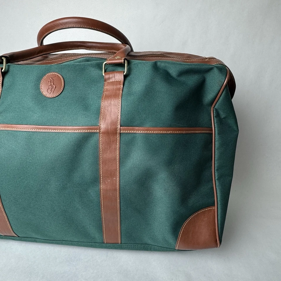 Vintage Ralph Lauren Weekender Carryall Bag 22”x11”x14” w/Shoulder Strap *Read - Image 4 of 4