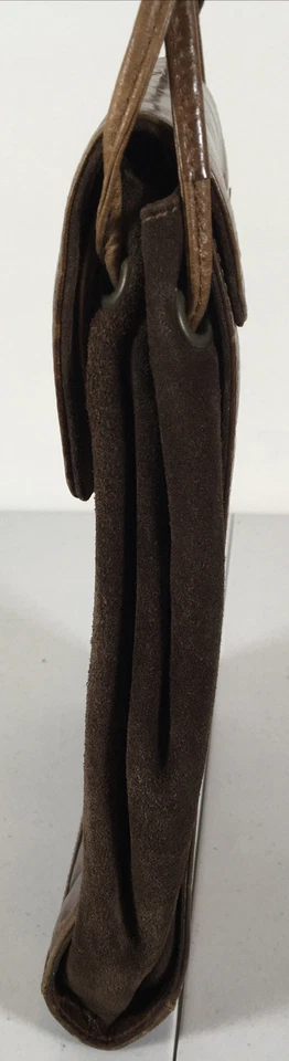 Bolso Bandolera Vintage Años 90 80 Y2k Nordstrom Italia Cuero Avestruz y Cocodrilo Foto 4 de 4