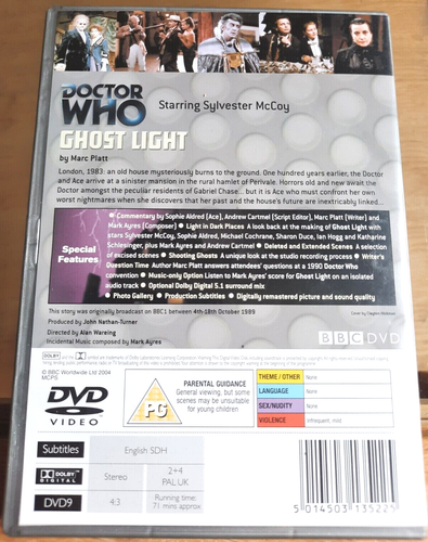 Doctor Who: Ghost Light (DVD, Regions 2&4, 1989) Brand New Sealed Item - Picture 2 of 2