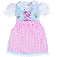 Schrammel children's dirndl light blue girls dirndl Feststag
