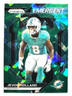 JEVON HOLLAND Dolphins 2023 Panini Prizm EMERGENT GREEN CRACKED ICE Card #H-12