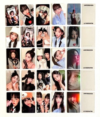 Le Sserafim 1st Studio Album UNFORGIVEN Official Photocard Weverse
