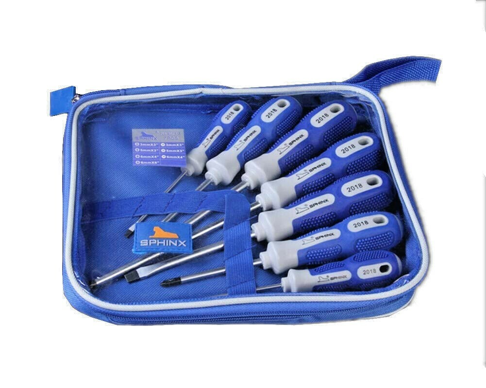 Set 7 cacciaviti con punta magnetica a croce e a taglio giraviti...