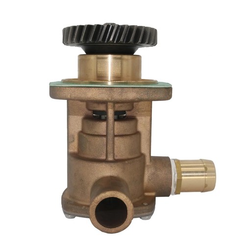 Bomba de enfriamiento del motor Yanmar serie 3JH4 3JH5 4JH4 4JH5 con puerto recto modelo nuevo - Imagen 5 de 5