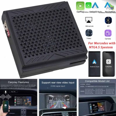 Für Mercedes Benz A-Klasse Wireless Road Top Carplay Android Auto NTG 4.5 Modul