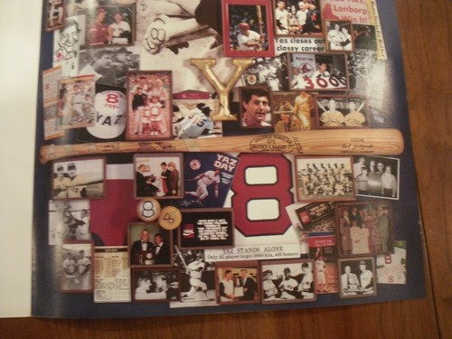 Boston RED SOX COMMEMORATIVE FOLDERS - #8 CARL YASTRZEMSKI 08/06/1989 - Picture 7 of 9