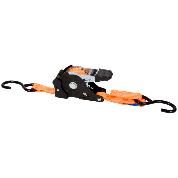 Sangle de serrage automatique rétractable avec crochet pour remorque et moto