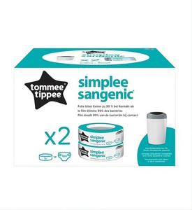 Recharges X2 Pour Poubelle A Couches Bebe Tommee Tippee Ebay