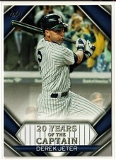 2020 Topps Update 20 Years of The Captain #YOC14 Derek Jeter ~ NY Yankees