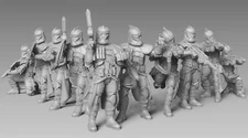 Star Wars Legion ARC Troopers Unit Expansion Proxy Models 3d Printed