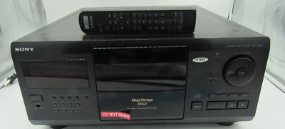 ソニー　CDプレイヤー Sony CDP-CX250 Mega Changer 200CD Changer Remote Control Included