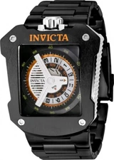NEW INVICTA 41657 S1 JM CORREA LIMITED AUTOMATIC WATCH BLACK STEEL 48MM