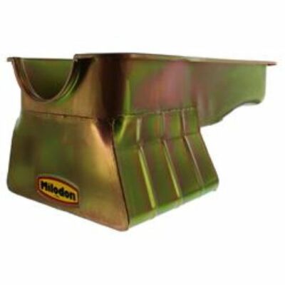 Milodon 30929 Oil Pan Steel Gold Iridite 8 qt. For Ford 429/460