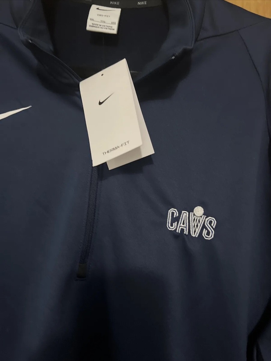 Nike Men's Therma 1/4 Zip Blue & Long Sleeve Training Top Size 2X