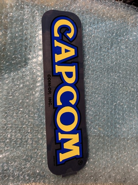 1 ORIGINAL Capcom Cps Chrome Cabinet NOS STICKER arcade video game part Fnz 1 ORIGINAL Capcom Cps Chrome Cabinet NOS STICKER arcade video game part Fnz