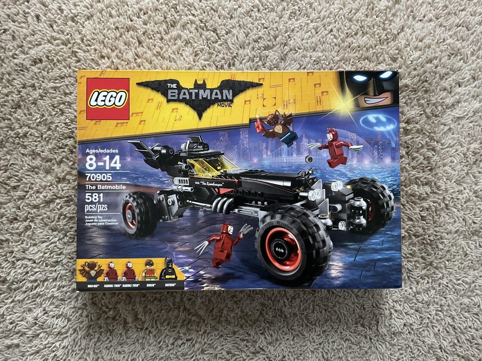 Lego Batman Movie 70905 The Batmobile - Lego Speed Build Review 