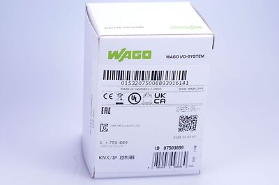 WAGO 750-889  SPS Controller KNX IP  Feldbuscontroller Ethernet OVP, NEU