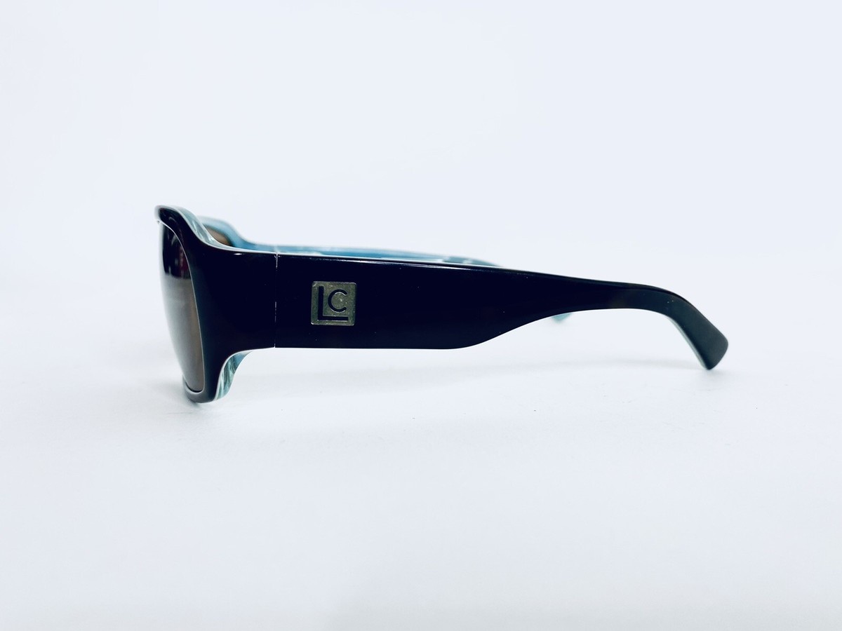 Liz Claiborne Tortoise & Blue Lucite Rectangle Sunglasses  display picture 1