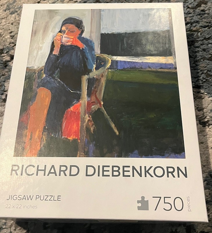 Richard Diebenkorn Coffee Puzzle 750 pieces SFMOMA - Lovely