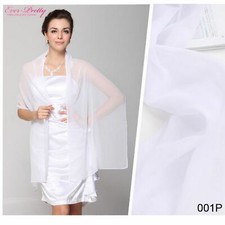 Sale! 2 Pcs white long scarf ladies evening shawls wraps for Wedding dress