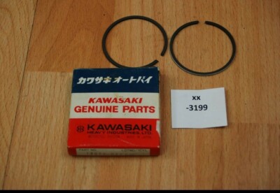 ががが Kawasaki 13025-022 RING SET 0.020' O.S Original Genuine NEU NOS