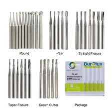 Wave Dental Carbide Bur Friction Grip FG Round 557 330 For High Speed Handpiece