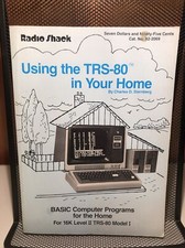 Using the TRS-80 in Your Home by Sternberg BASIC Programming Paperback Book