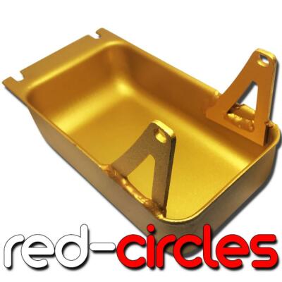 GOLD PIT BIKE SUPERMOTO / SUPER MOTO SUMP OIL CATCH TRAY fits 125cc 140cc