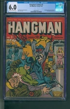 Hangman Comics 3 CGC 6.0 CrOW Pages Bondage Cover Beheading Splash Page