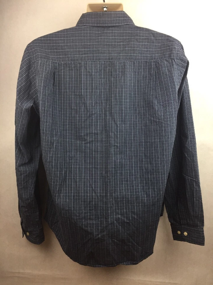 Men's Gap Blue & Purple Plaid Button Up Dress Shirt Size Medium - Image 3 of 3