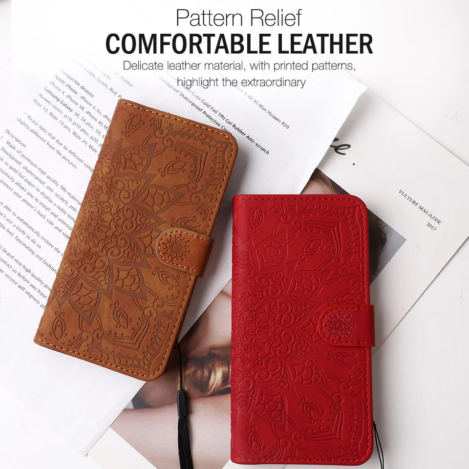 Flip Case For iPhone 16e 16 15 14 13 12 11 Pro Max 7 8 Plus Leather Wallet Cover - image 2 of 4