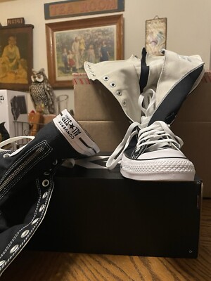 Converse Chuck Taylor All-Star XXHi Black Zip-up M5 W7 Converse Chuck Taylor All-Star XXHi Black Zip-up M5 W7