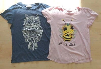 2x Mädchen T-Shirts New Yorker Gr. XS - Bild 1 von 3