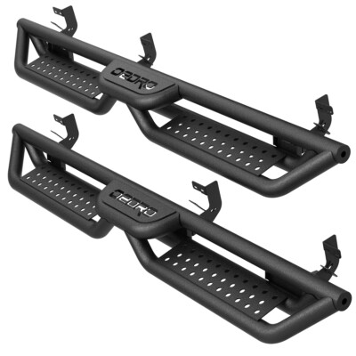Drop Side Step Running Boards for 2009-2018 Dodge Ram 1500 Quad Cab 2-Stair Step