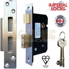 Imperial Lock BS362 British Standard Heavy Duty 5 Lever Mortice Sashlock