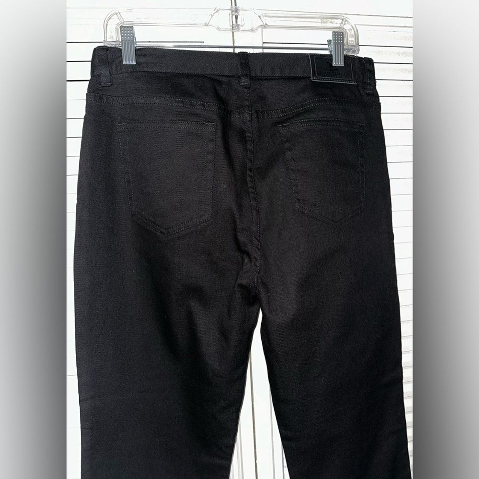 Lauren Jeans Co Ralph Lauren Petite Black Floral Lace Appliqué Jeans Size 10P thumbnail 11