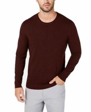 New Alfani Men's Size XXL Port Heather Crewneck Sweater